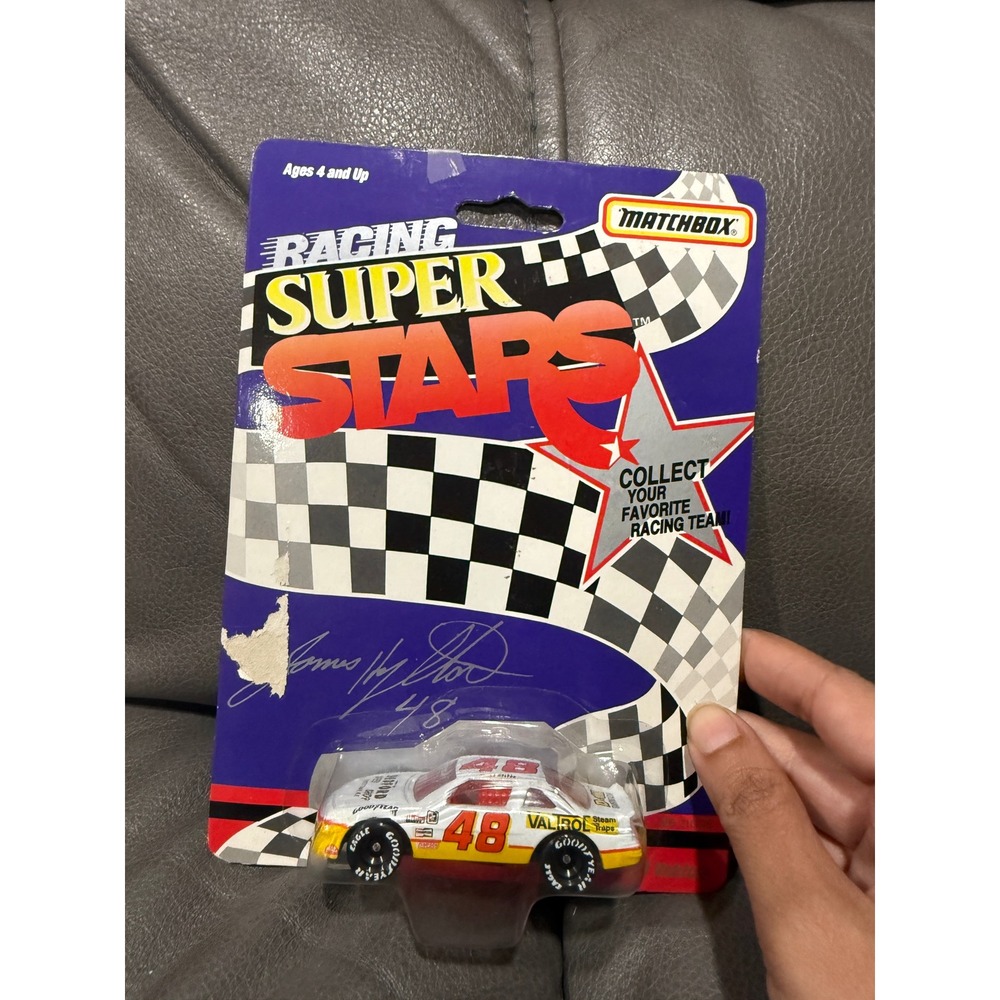1992 Matchbox Racing Super Stars James Hylton 48 Valtrol Pontiac Grand Prix 1:64